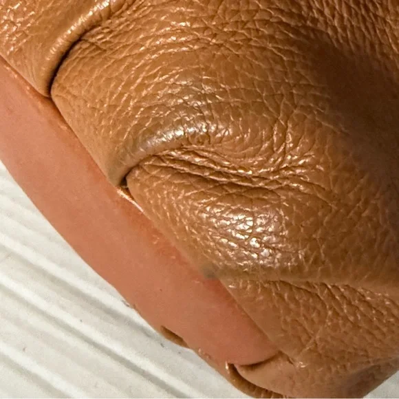 Valentina brown leather crossbody bag (B83) - Picture 8 of 11